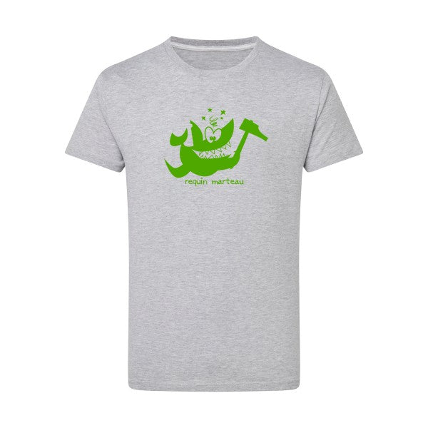 Requin marteau vert pomme -Flex vert pomme sur T-shirt SG  Light Oxford  5XL