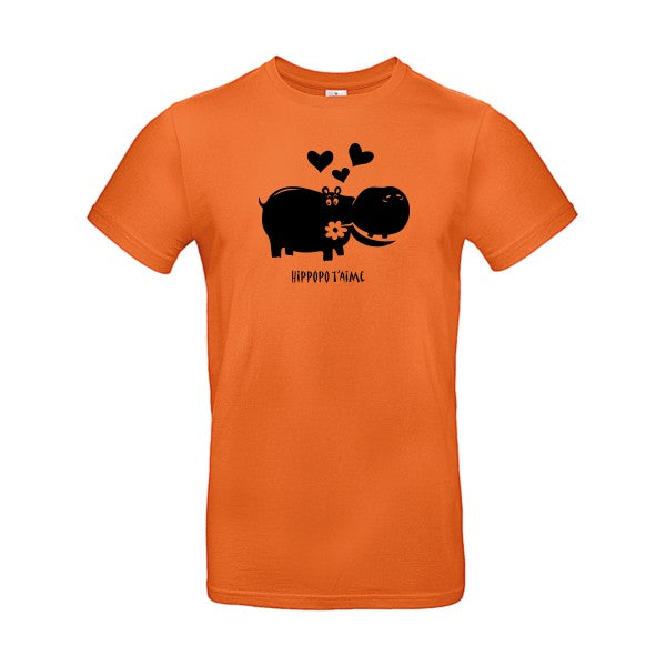 Hippopo t'aimeFlex noir - E190 T-shirt|Urban Orange||2XL