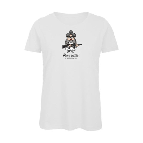 Mamie-Traillette- - t-shirt original femme White