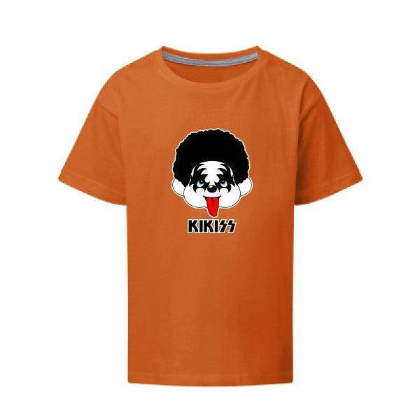 KIKISS SG - Kids T-shirt enfant Orange Taille 152 (11-12/2XL)