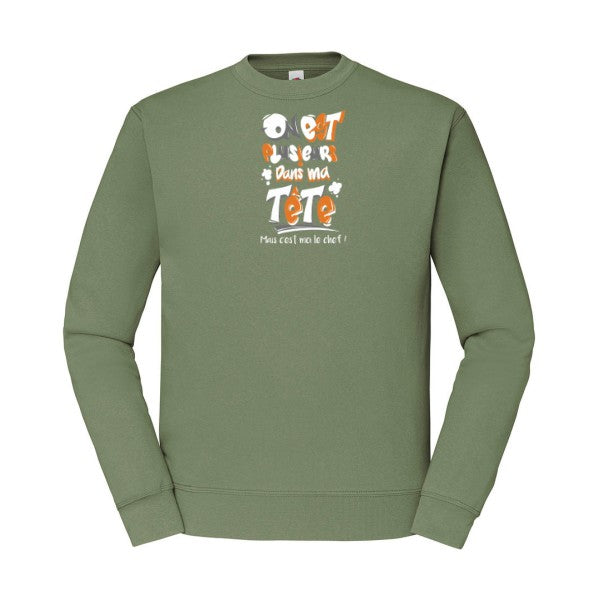 C'est moi le chef ! Fruit of the loom 280 g/m² Sweat shirt