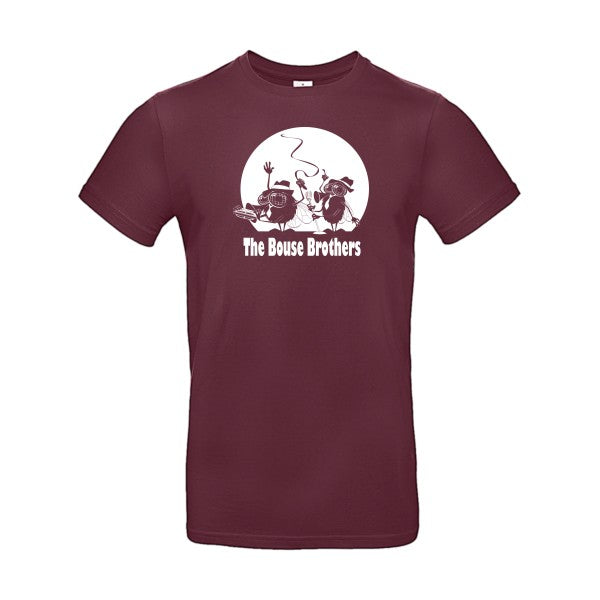 The Bouse Brothers B&C- T-shirt E190|Burgundy||2XL