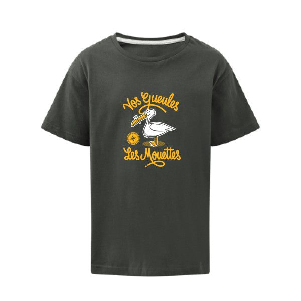 Vos gueules les mouettes SG - Kids T-shirt enfant Charcoal Taille 152 (11-12/2XL)