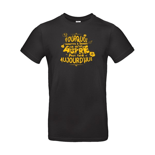 L'art de déléguerFlex jaune or - E190 T-shirt|Black||5XL