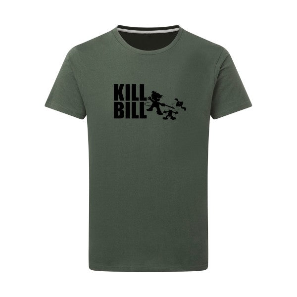 kill bill noir -Flex noir sur T-shirt SG  Thyme  2XL