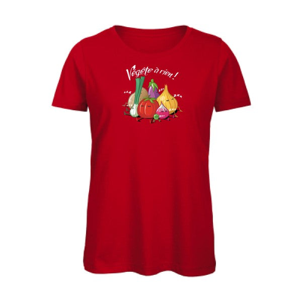 Vegete-a-rien-!- T-shirt original - t-shirt original femme Red