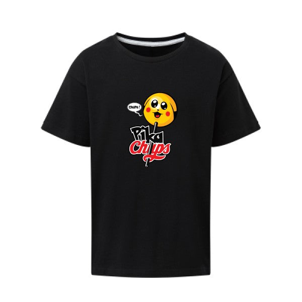 Pikachups SG - Kids T-shirt enfant Dark Black Taille 152 (11-12/2XL)