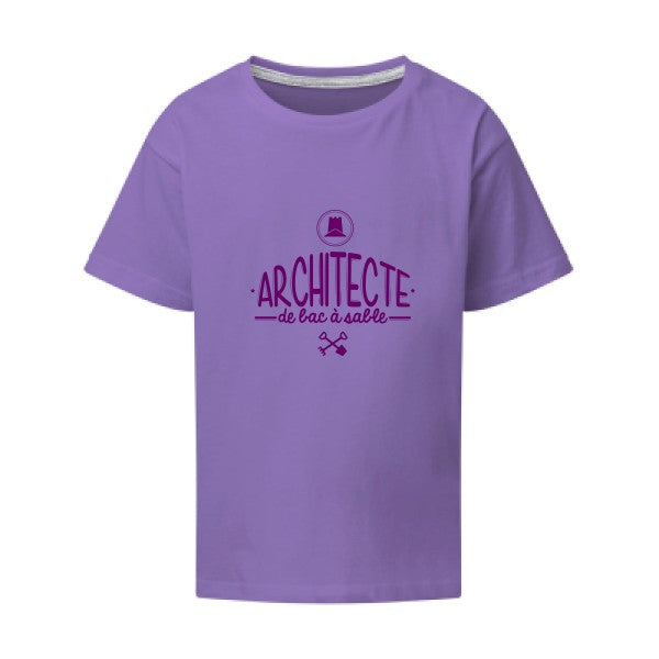 Architecte de bac à sable Flex Violet SG - Kids T-shirt enfant Aster Purple Taille 152 (11-12/2XL)