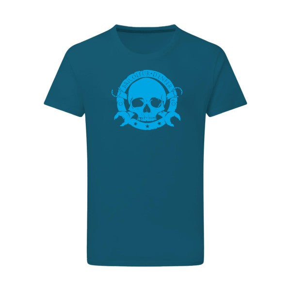 bricoleur d'enfer - Flex bleu clair Tshirt original Petrol  2XL