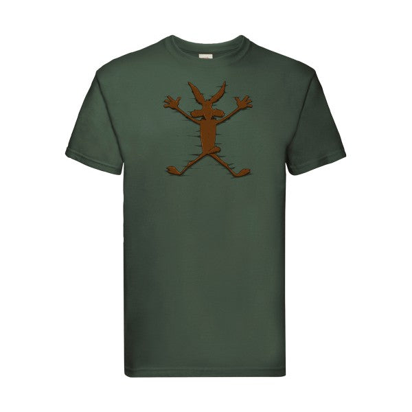 Nouvel échec Fruit of the loom 205 g/m² T-shirt/ bottle green