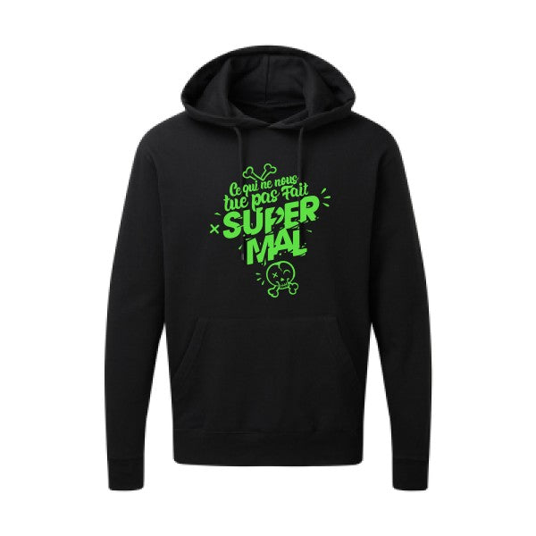 Ce qui ne nous tue pas Vert fluo SG - Hooded Sweatshirt Sweat capuche