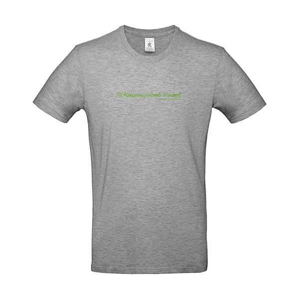 Yes, Vendredi ! Flex Vert pomme |E190 T-shirt|Sport Grey||5XL