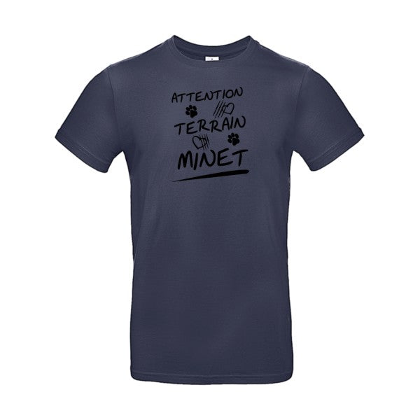 Attention Terrain Minet Flex noir |E190 T-shirt|Navy Blue||2XL