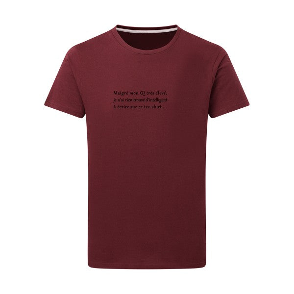 QI - Flex noir Tshirt original Burgundy  2XL