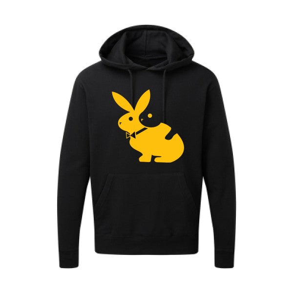 hot  |Sweat  capuche humoristique jaune Or 