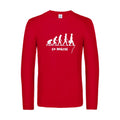 en marche - t shirt- manches- longues- original- humour- Red impression Face