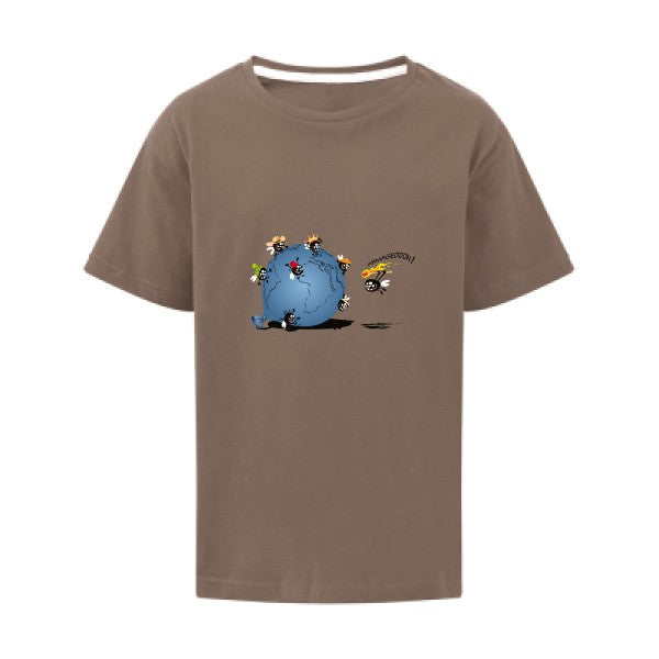 Armageddon SG - Kids T-shirt enfant Deep Taupe Taille 128 (7-8/L)