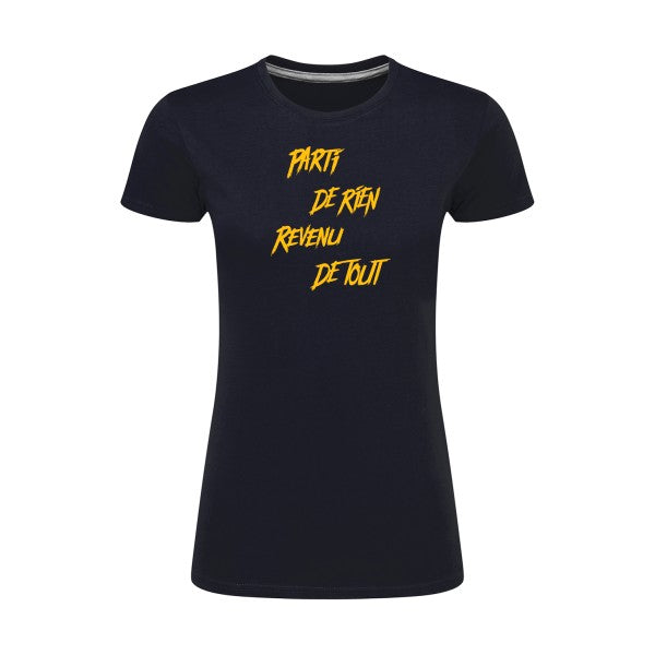 Parti de rien jaune Or |T shirt original femme|SG