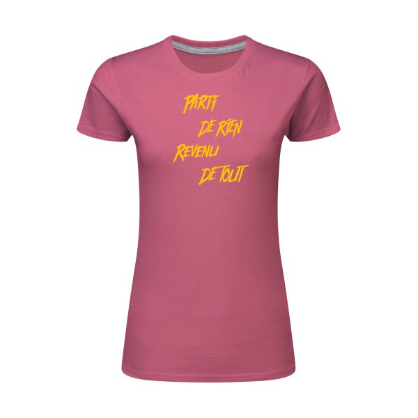 Parti de rien jaune Or |T shirt original femme|SG