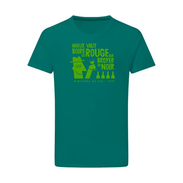 Mieux vaut vert pomme -Flex vert pomme sur T-shirt SG  Emerald Green  2XL