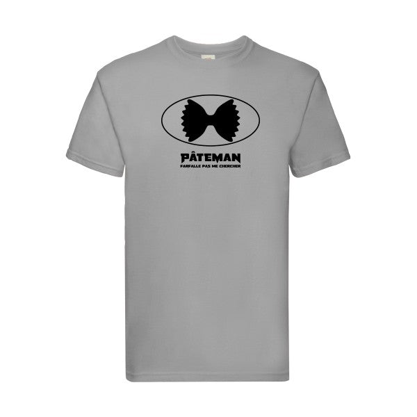 T-shirt|PÂTEMAN |flex Noir| Fruit of the loom 205 g 