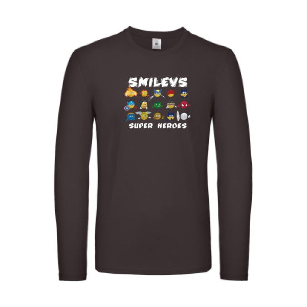 Super Smileys B&C - E150 LSL T-shirt manches longues léger