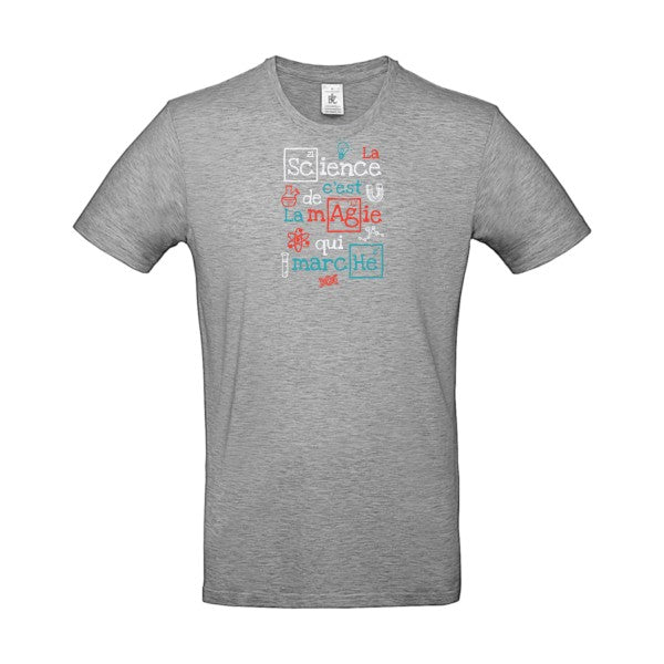 humour et Science -T-shirt humour  Sport Grey Non bio