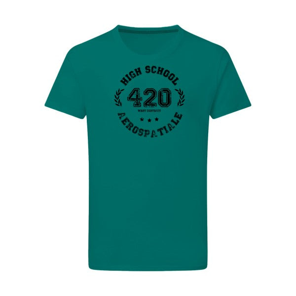 Very high school - Flex noir Tshirt original Emerald Green  2XL