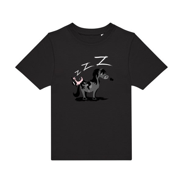 t-shirt humour enfant -ZZZorro- couleur  Black