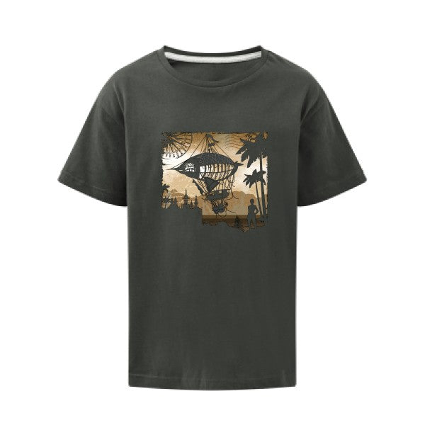 Carnet de voyage SG - Kids T-shirt enfant Charcoal Taille 152 (11-12/2XL)