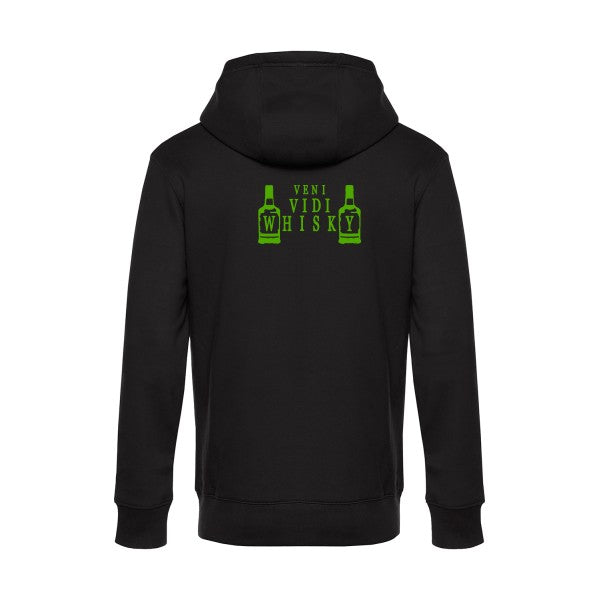 sweat à capuche homme original VENI VIDI WHISKY