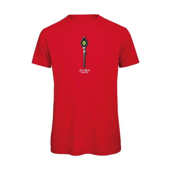 T-shirt humour original Alien Inside T Shirt couleur Red