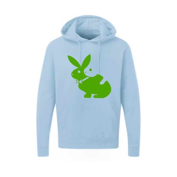 hot  |Sweat  capuche humoristique Vert pomme 