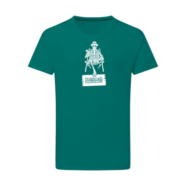 Y a-t-il une vie avant la mort ? - Flex Blanc Tshirt original Emerald Green  2XL