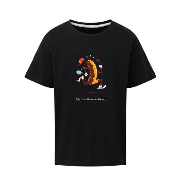 Rapide SG - Kids T-shirt enfant Dark Black Taille 152 (11-12/2XL)