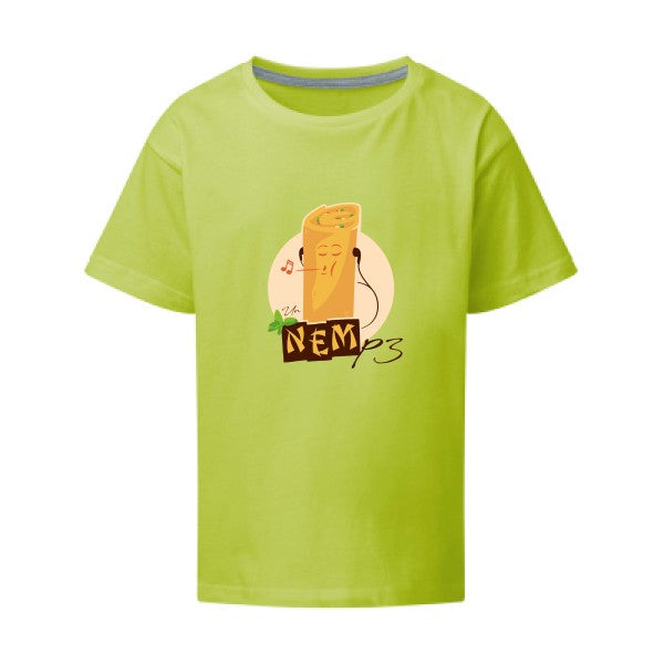 NEMp3 SG - Kids T-shirt enfant Lime Taille 152 (11-12/2XL)