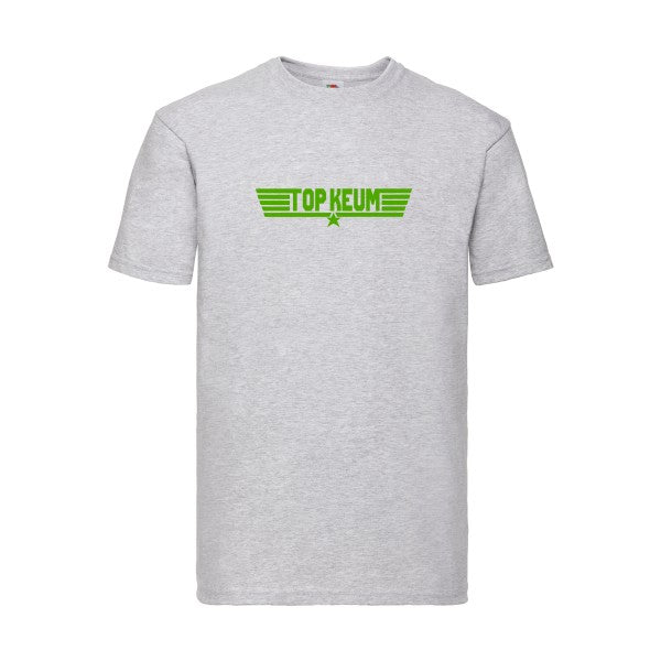 T-shirt|TOP KEUM |Vert pomme|Fruit of the loom 205  G