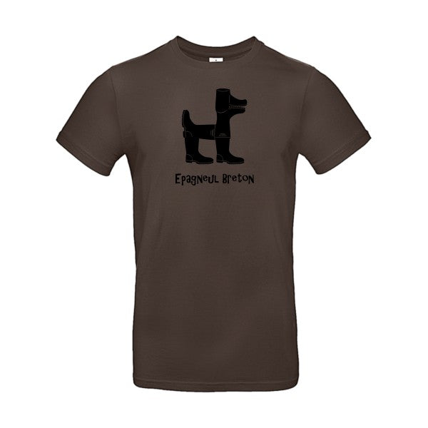 Epagneul bretonFlex noir- T-shirt E190|Brown||2XL