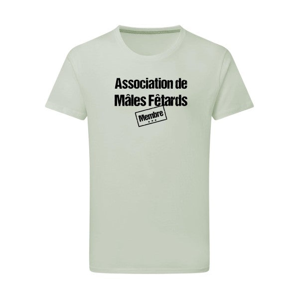 Association de Mâles Fêtards - Flex noir Tshirt original Pastel Macchiato  2XL