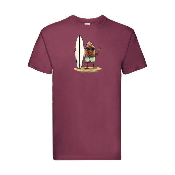 Silex V2 Fruit of the loom 205 g/m² T-shirt/ bordeaux