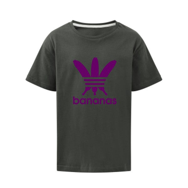 bananas Flex Violet SG - Kids T-shirt enfant Charcoal Taille 152 (11-12/2XL)