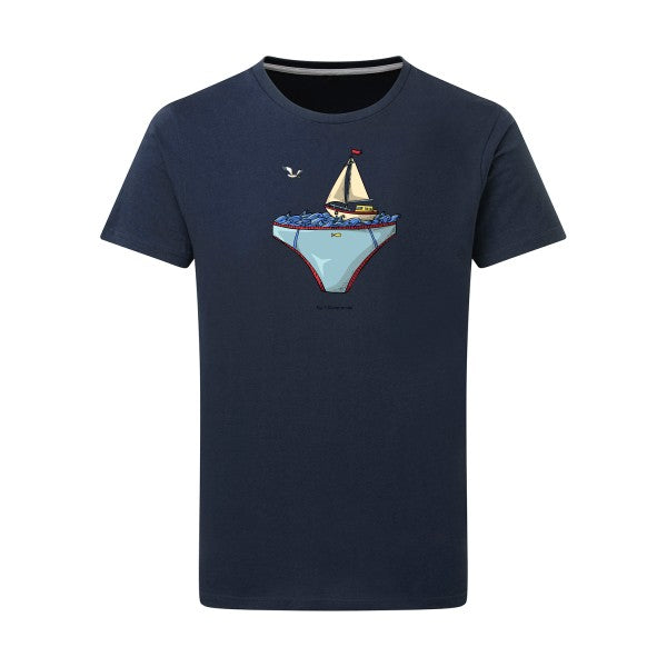 T-shirt homme Ta mer en slip - T-shirt humoristique et décalé Denim XL