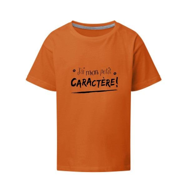 J'ai mon petit CARACTÈRE ! SG - Kids T-shirt enfant Orange Taille 152 (11-12/2XL)