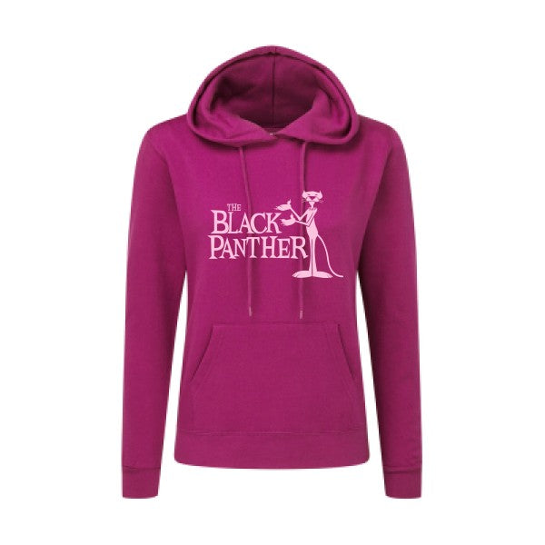 The black panther Rose |Sweat original à capuche Femme