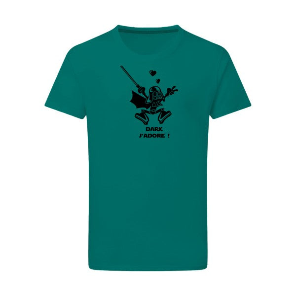 dark noir -Flex noir sur T-shirt SG  Emerald Green  2XL