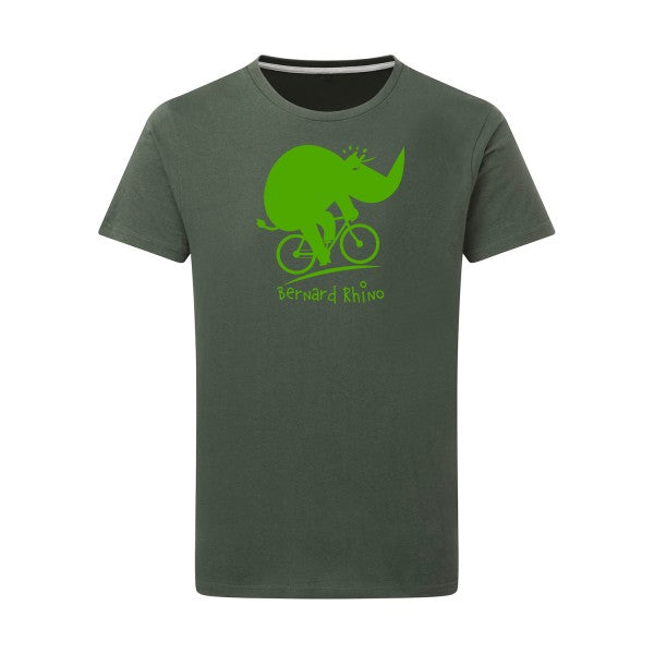 Bernard Rhino vert pomme -Flex vert pomme sur T-shirt SG  Thyme  2XL