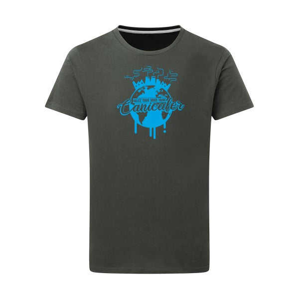 Allez tous vous faire... - Flex bleu clair Tshirt original Charcoal  5XL