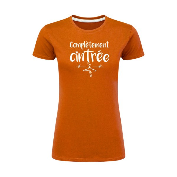 Complètement cintré  |Blanc |T shirt original femme|SG