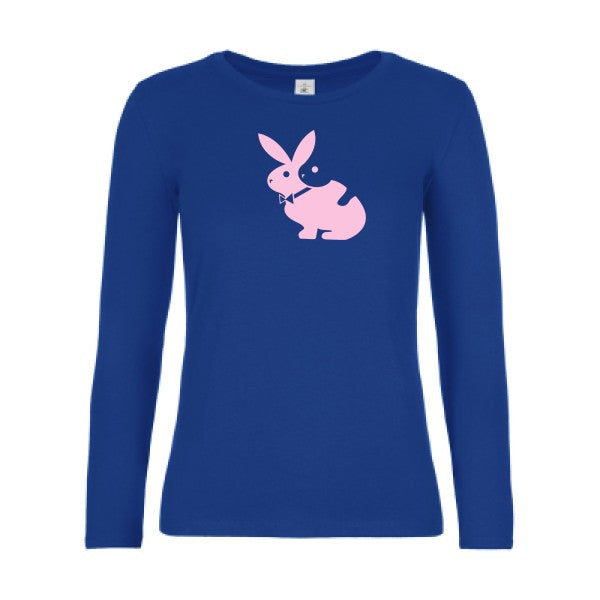 t-shirt lsl femme hot- Royal Blue flex Rose