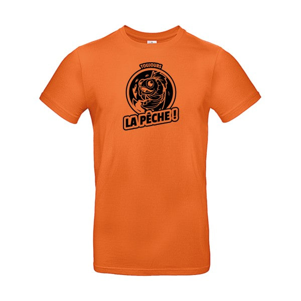 Toujours la pêche ! flex noir B&C - E190 T-shirt|Urban Orange||2XL